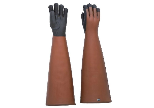 手袋 水産用 5本指 55cm 弘進ゴム製 2本で4000円